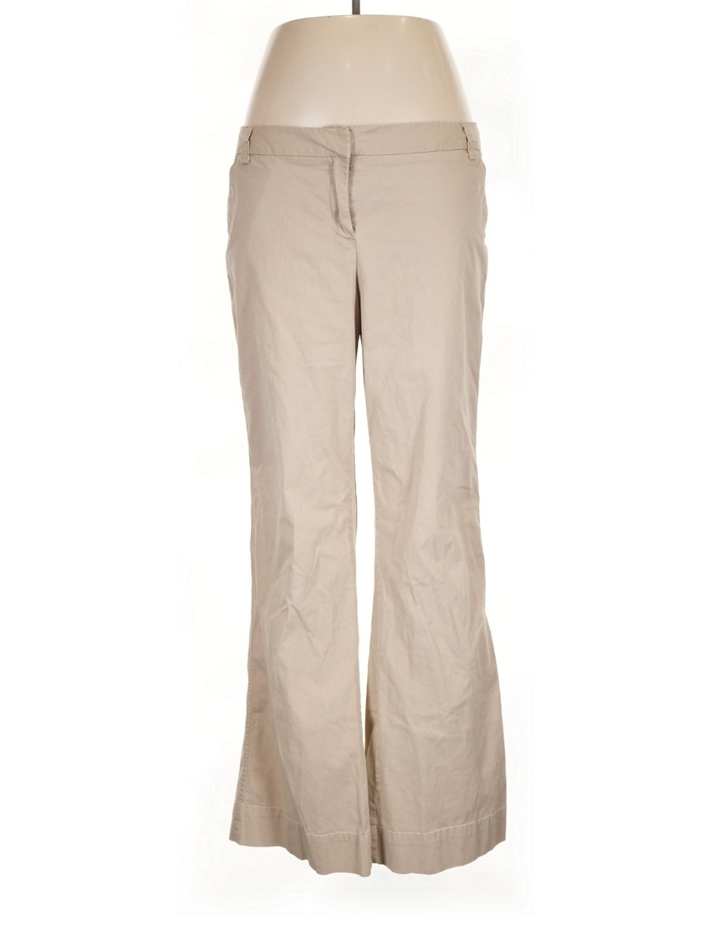 New York & Company Neutral Beige Boot-Cut Pants